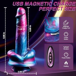 Uzaktan Kumandalı İleri-Geri Hareketli Dragon Dildo Vibratör