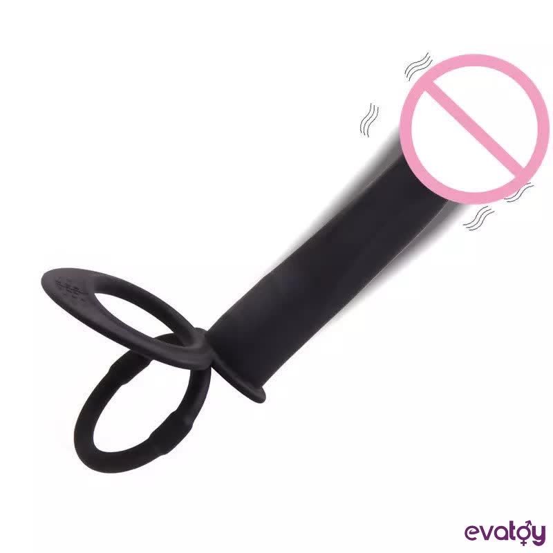 Evatoy SM Ereksiyon Penis Halkalı Titreşimli Anal Plug