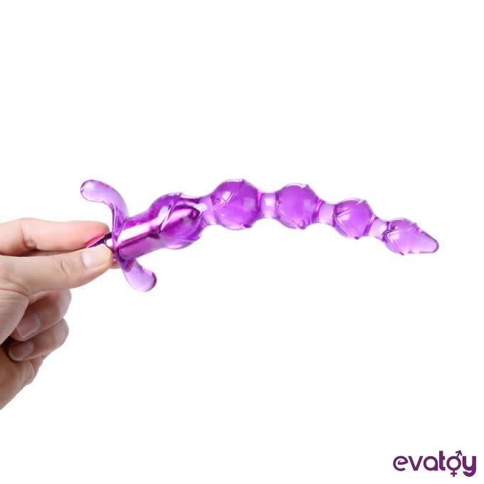 Evatoy SM Anal Boncuk Vibratör Yumuşak Prostat Masajı 1 Hız Titreşim