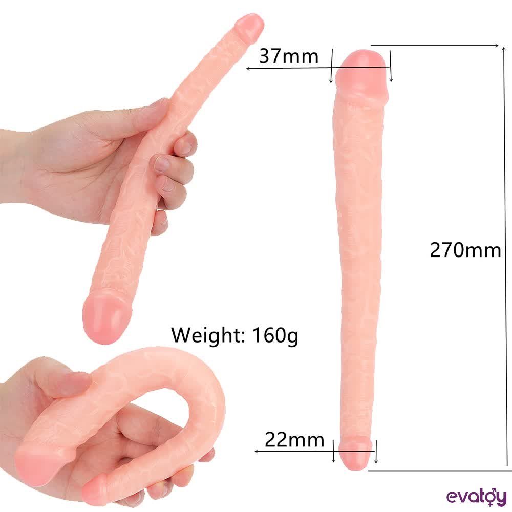 Evatoy Kalle 27 Cm Çift Taraflı Realistik Dildo Penis