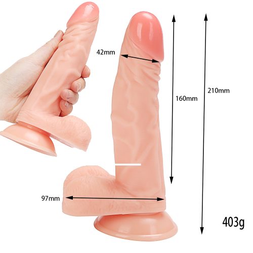 Evatoy Ryan 21 Cm Vantuzlu Realistik Dildo Penis