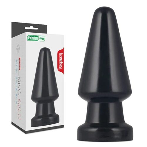 King Sized 19 Cm Anal Shocker – Black  Mega Butt Plug – SM-LV2241