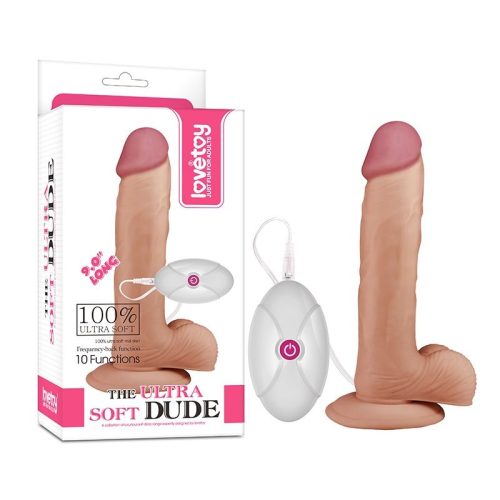 Evatoy LOVETOY UR3 Yeni Nesil 23 cm Titreşimli Realistik Vibratör Dildo