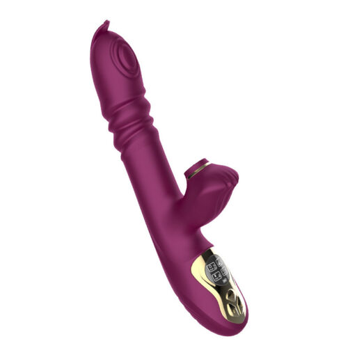 USB Şarj İleri Geri Hareketli Isıtmalı Titreşimli Klitoris Emişli Lüks Modern Vibratör – XM368