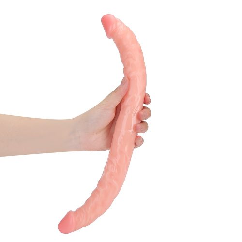 Evatoy 36 cm Realistik Çift Taraflı Dildo Penis