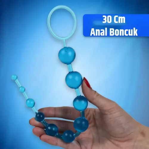 Anal Toplar 30 Cm 10 Boğumlu Yuvarlak Boncuk