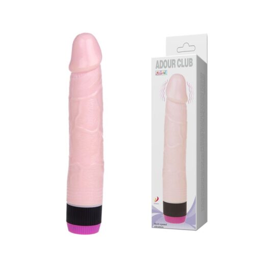 22 cm Güçlü Titreşimli Realistik Vibratör Gerçekci Penis Dildo – SM1063