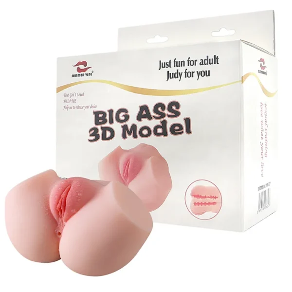 Big Masculino Isıtmalı Titreşimli Gerçekçi Mini Kalça Seti - Görsel 2