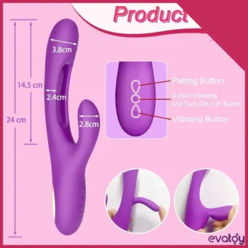 Choco Klitoris Okşama &amp; G Noktası Tavşan Vibratör - Görsel 5