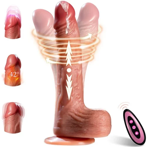 Çılgın Joe 22 Cm Isıtmalı Oynar Başlı Dildo