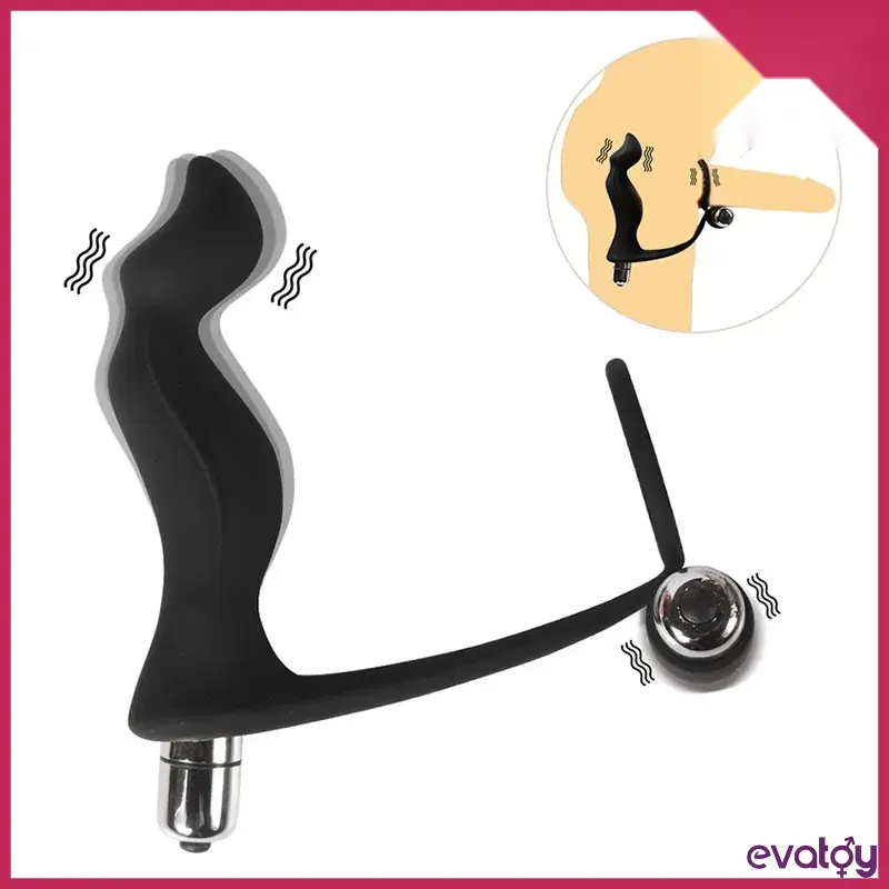 Dami Çift Motorlu Prostat Vibratör ve Penis Halkası