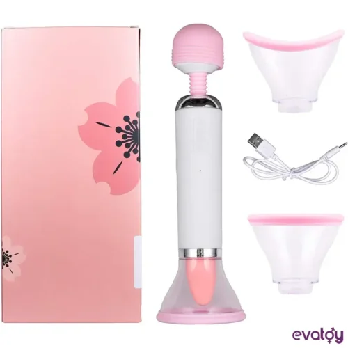 Emme ve Yalama Fonksiyonlu 3’ü 1 Arada Wand Vibratör