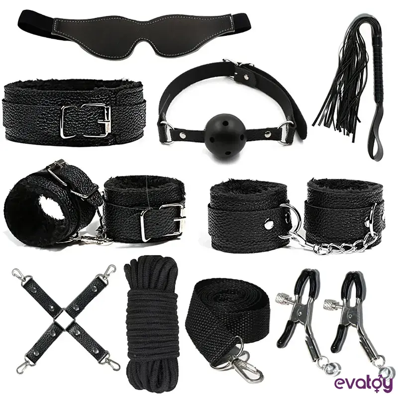 Evatoy 10 Parçalı Fantezi Fetiş Seti