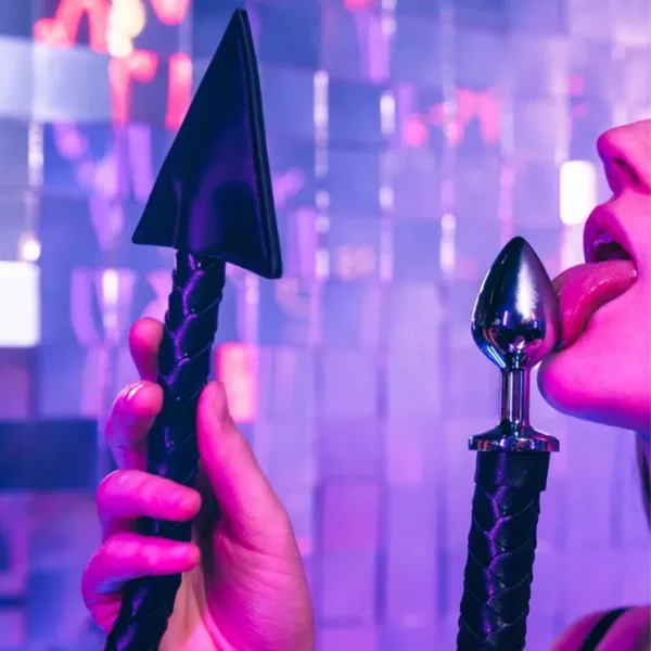 Evatoy Deri Şeytan Kuyruğu Anal Plug - Görsel 6