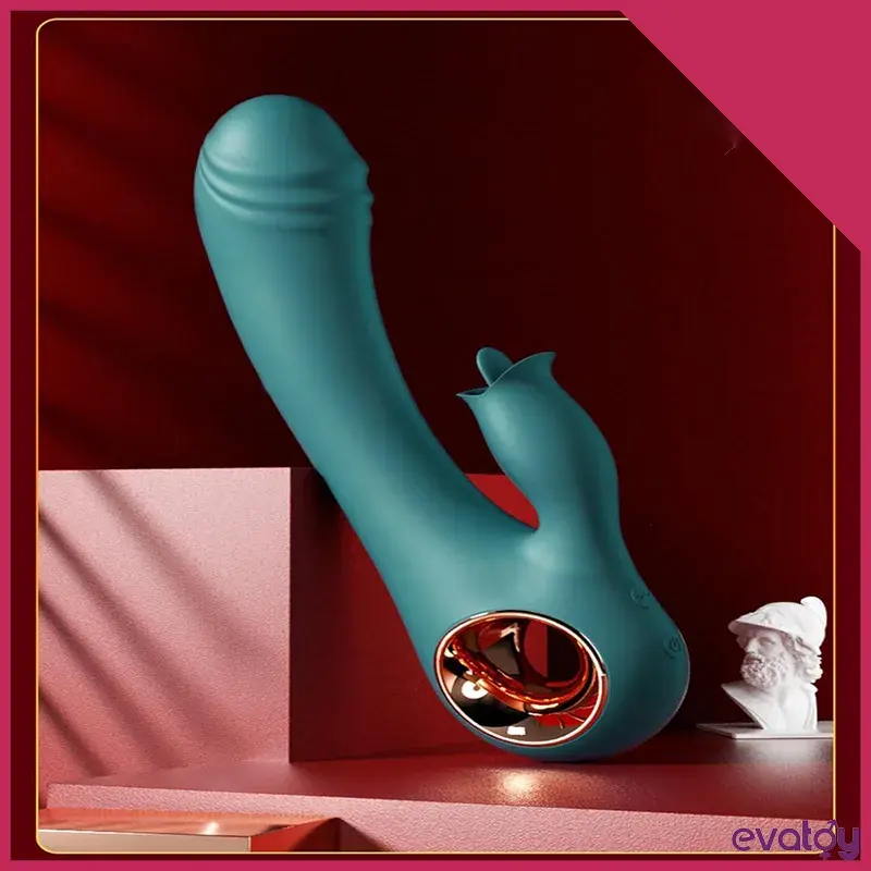 Evatoy Isıtmalı Şarjlı Dil Sitimilasyonlu Lüks Vibratör