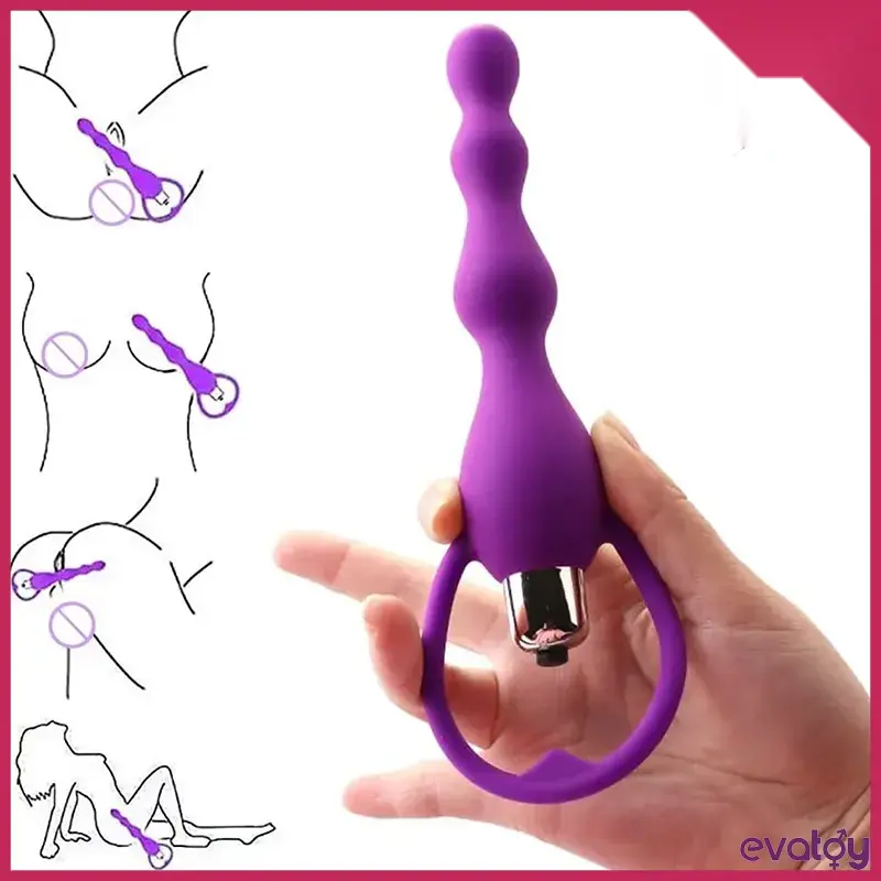 Evatoy Smooth Boncuk Butt Plug Anal Vibratör