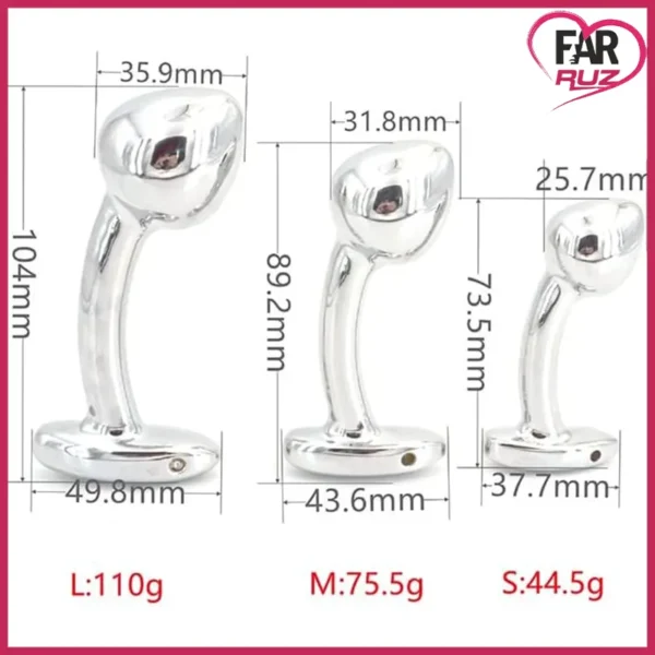 Evatoy Unisex Eğik Edge Anal Plug - Görsel 4