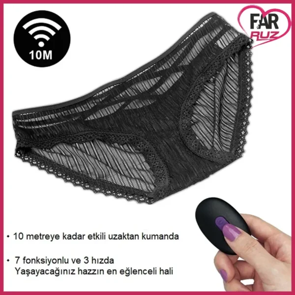 IJOY Şarj Edilebilir Uzaktan Kumandalı Titreşimli Külot - Görsel 6