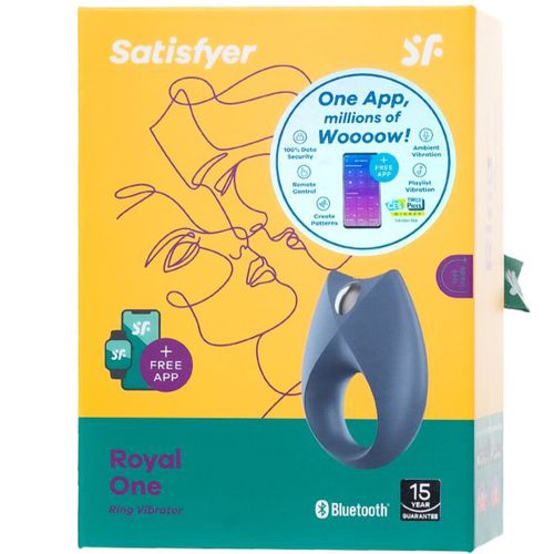 Evatoy Satisfyer Royal One Blue Penis Halkası