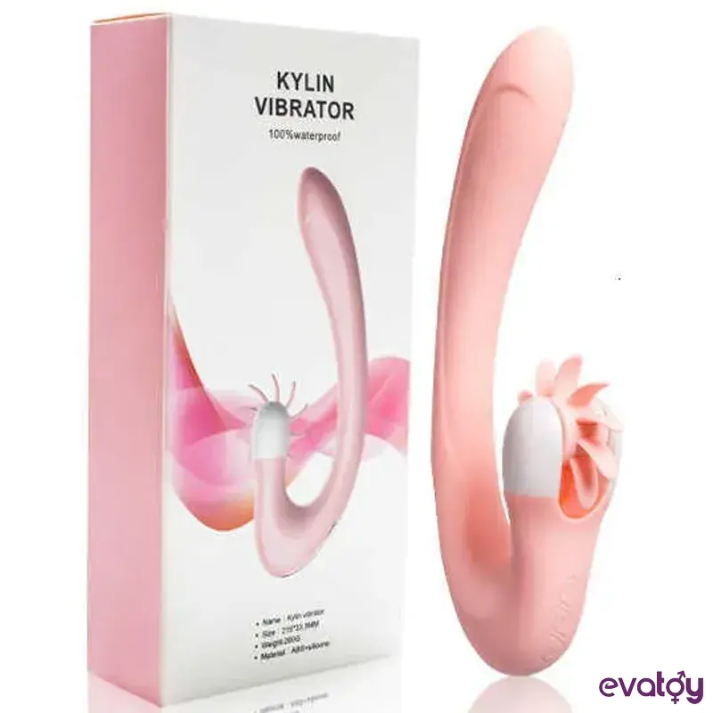 Kylin Döner Dilli Çift Motorlu 3'ü 1 Arada Vibratör