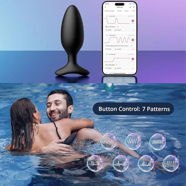 Lovense HUSH 2 Telefon Kontrollü 13.5 Cm Anal Plug - Görsel 2