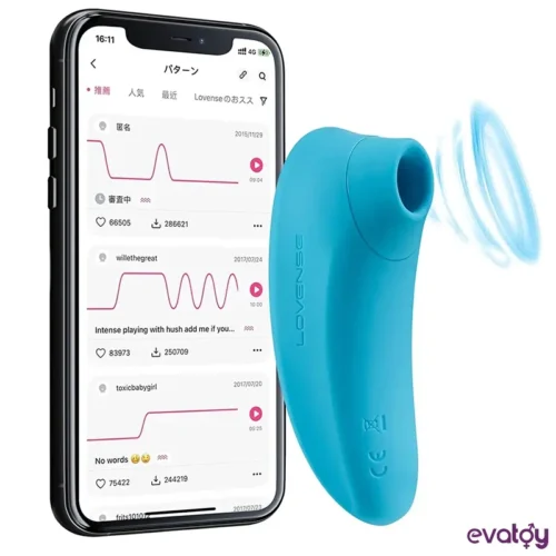 Lovense Tenera Telefon Kontrollü Emiş Vibratörü