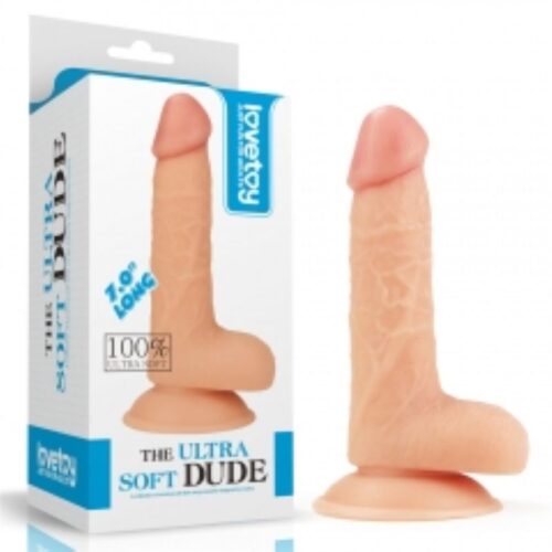 LoveToy The Ultra Soft Dude Realistik Penis 18 cm – LV1087