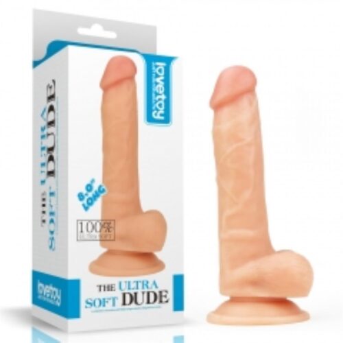 LoveToy The Ultra Soft Dude Realistik Penis 20 cm – LV1089