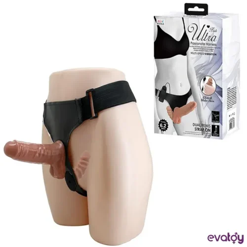 Passionate Harness Çift Taraflı Titreşimli Soft Strapon