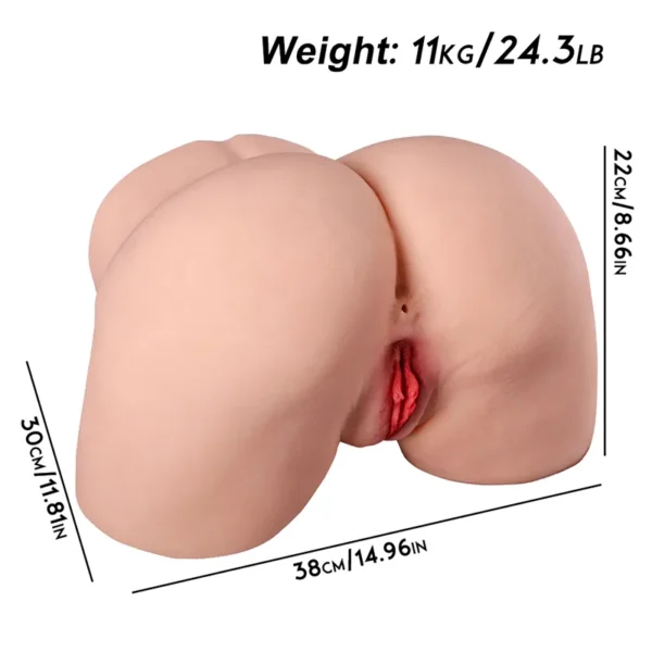 Pria Big 11 Kg Titreşimli Büyük Boy Kalça Mastürbatör - Görsel 4