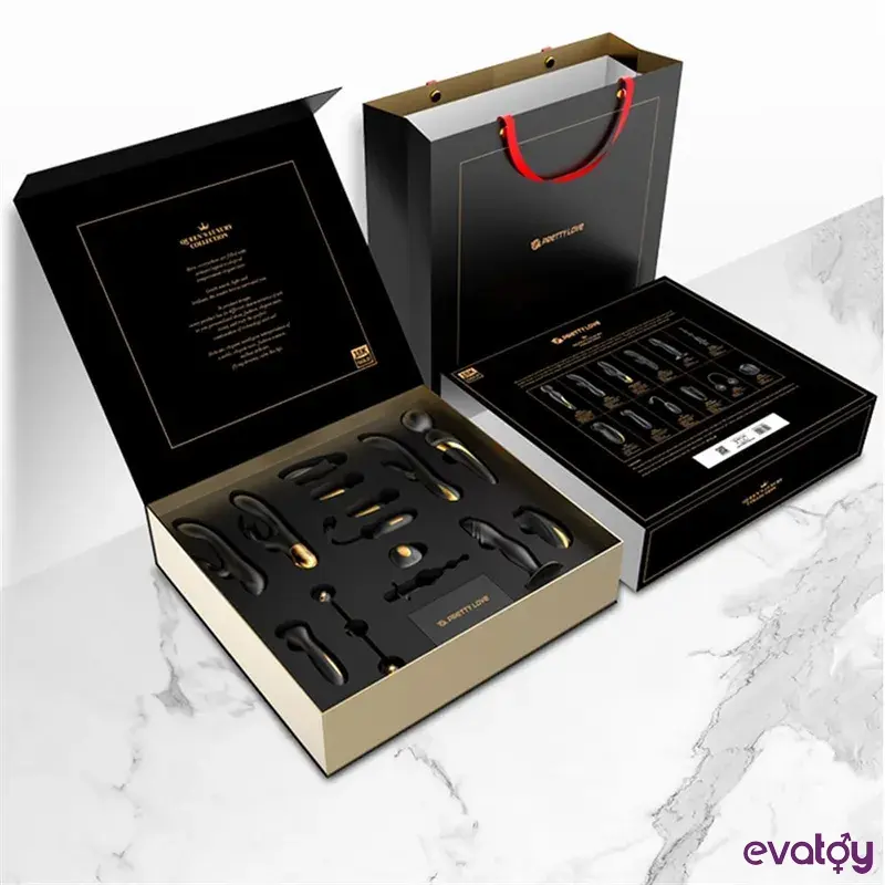 Queen's Evatoy 18K Altın Kaplamalı Elit Vibratör Seti