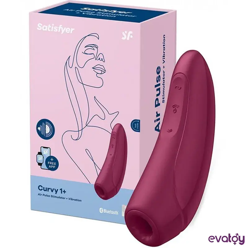 Satisfyer Curvy 1 Vakum Dalgası Klitoris Vibratörü