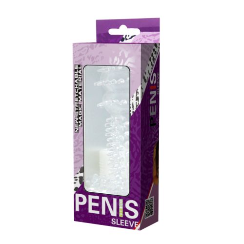 Evatoy Nights Sleeve Tırtıklı 14 Cm. Silikon Penis Kılıfı