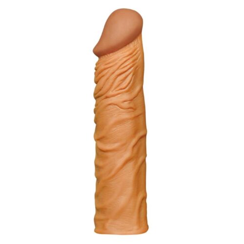 Nature Extender 5 cm Dolgulu Premium Melez Silikon Penis Kılıfı – SM1052b