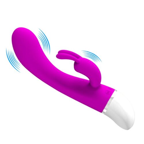 30 Fonksiyonlu Klitoris Uyarıcılı Teknolojik Tavşan Vibratör – Freda – SM1197