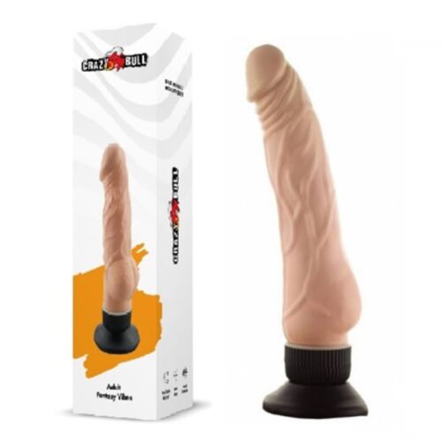 Fantasy 19 Cm Titreşimli Vantuzlu Vibratör – SM2002