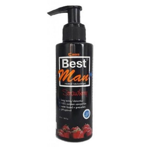 Evatoy Cabs Best Man Su Bazlı Çilek Aromalı Kayganlaştırıcı Jel 150 ml