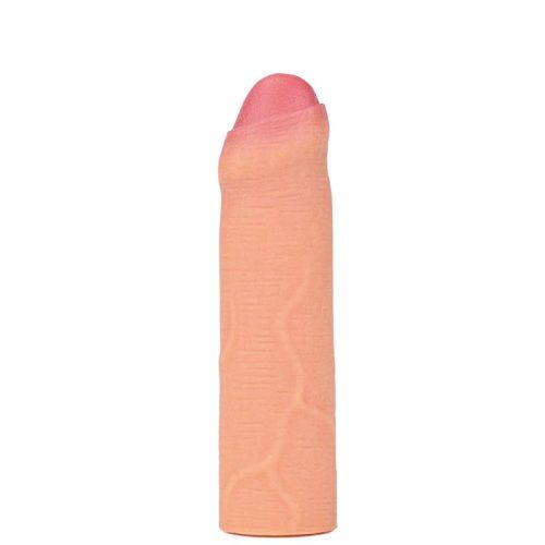 Evatoy Nature Extender 4.5 cm Dolgulu Premium Ten Rengi Silikon Sünnetsiz Penis Kılıfı