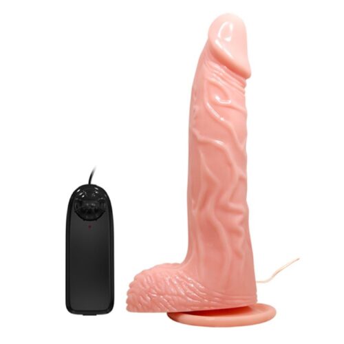 20,5 cm Oynar Başlı Titreşimli Realistik Vibratör Penis – Rota Dong – SM8080X