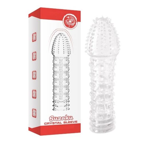 Klitoris Uyarıcı Dildo Silikon Penis Kılıfı – SM8200