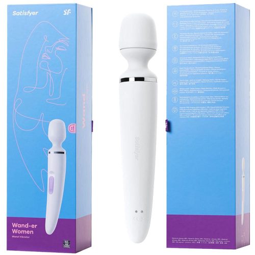 Evatoy Satisfyer Wand-er Woman 34 Cm Beyaz Vibratör