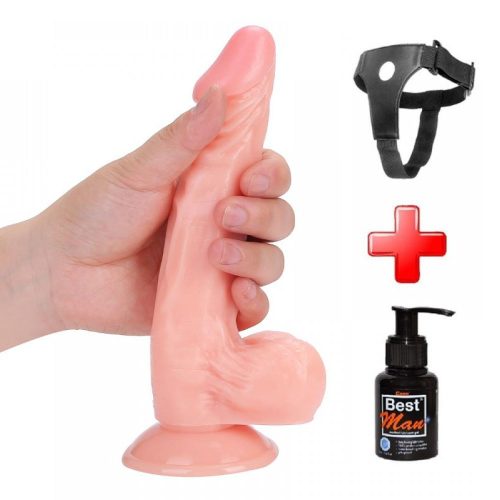 Evatoy 21 cm. Belden Bağlamalı Realistik Gerçekçi Vantuzlu Dildo