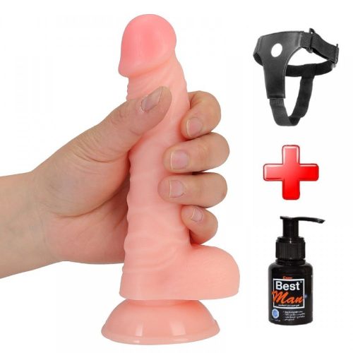 Evatoy 19 cm Belden Bağlamalı  Realistik Vantuzlu Dildo Penis