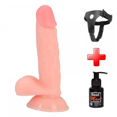 Evatoy 17 cm Belden Bağlamalı Realistik Penis Dildo