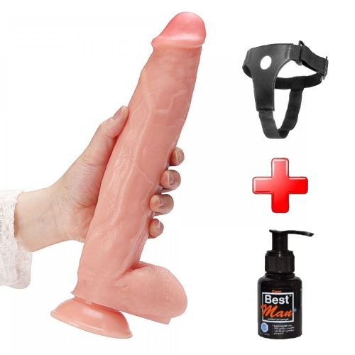 Evatoy 31 cm. Belden Bağlamalı Realistik Dildo Penis