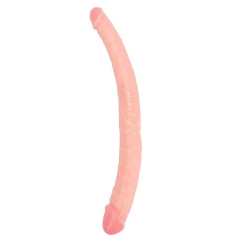 Evatoy 36 cm.Realistik Çift Taraflı Dildo Penis